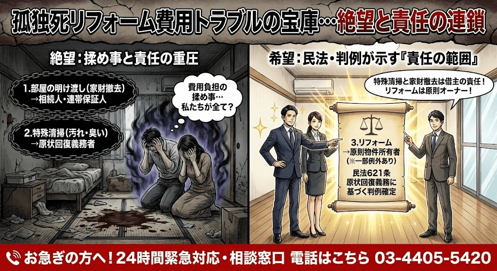 事故物件のリフォームトラブル