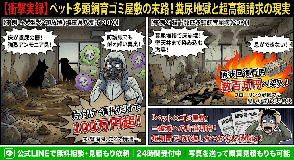 多頭飼い飼育崩壊の現実を刮目せよ