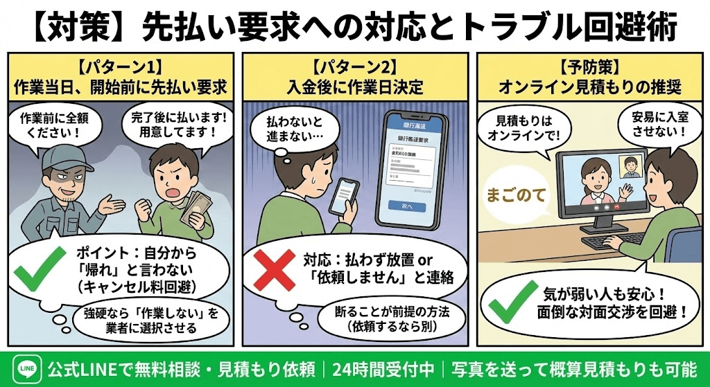 遺品整理で得体の知らない業者だけで作業させるのは危険