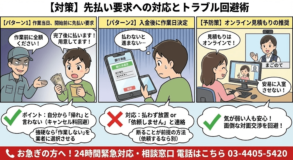 先払いと言われたら払わなければいい