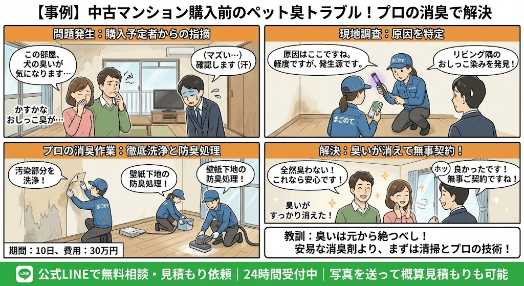 微かな残留臭は命取りになりかねない