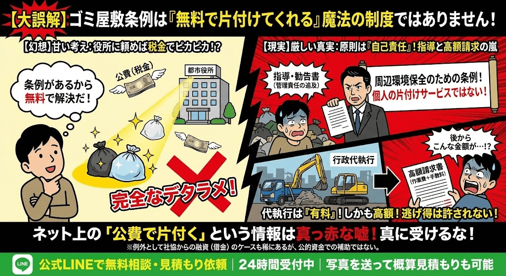 ゴミ屋敷条例を正しく認識しよう