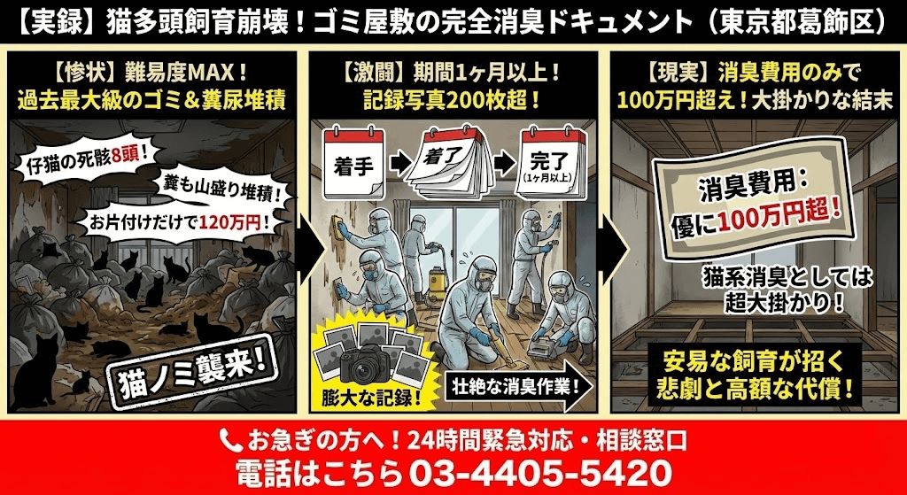 汚れの範囲を確認し洗浄を繰り返す