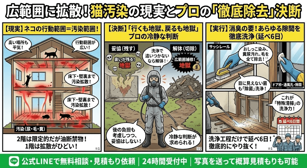 細部までしっかり除菌洗浄