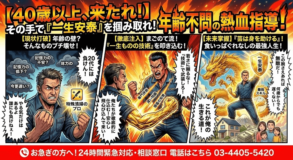 40代50代の中途入社大歓迎