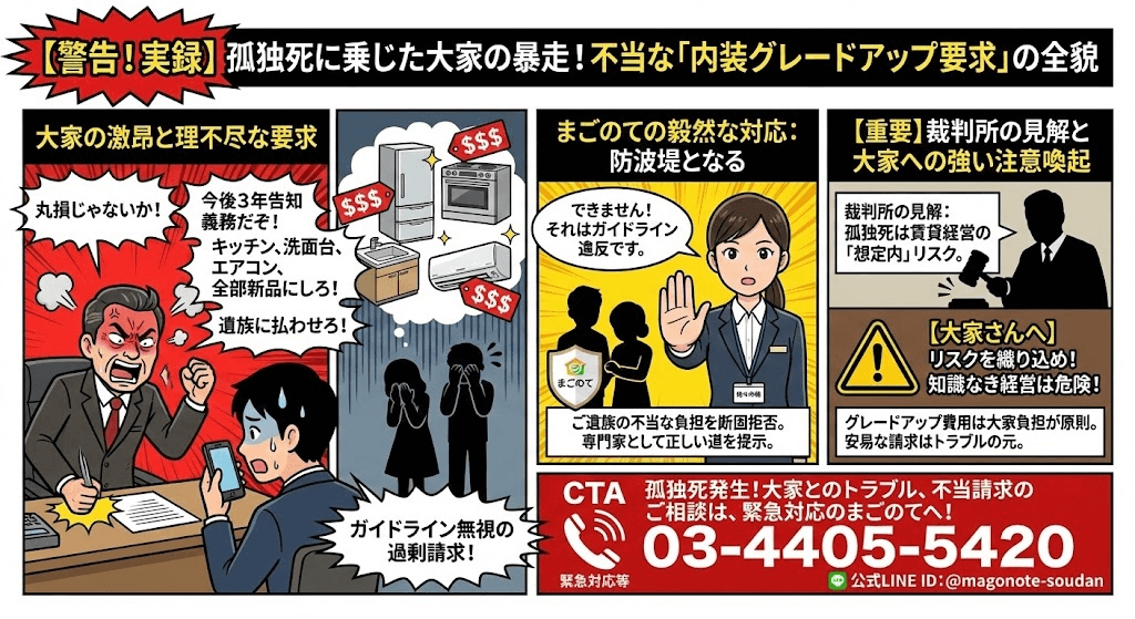 孤独死で内装のグレードアップ