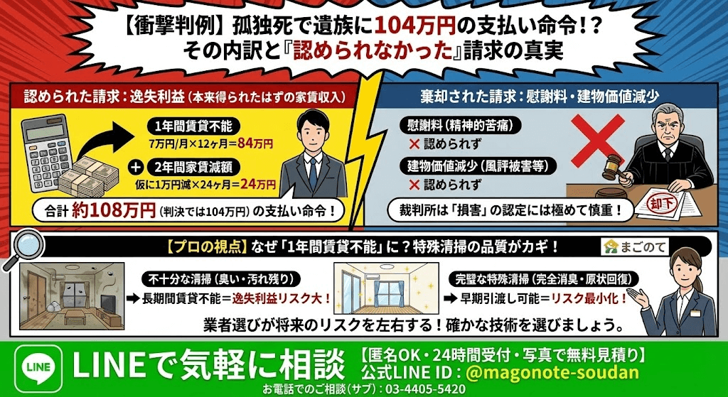 孤独死が起きたら1分でも早く特殊清掃をすること