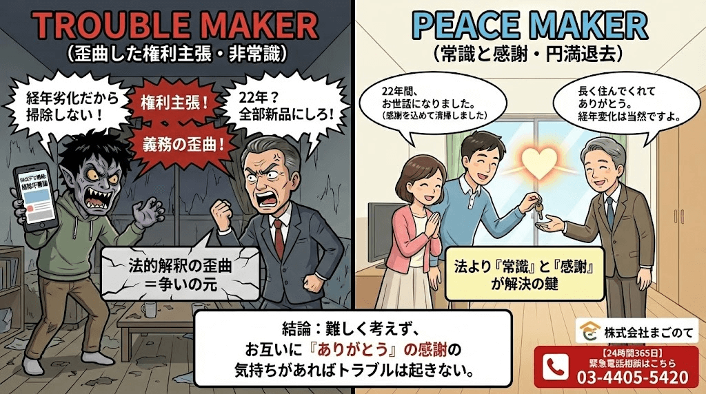 権利主張のぶつけ合いをするからトラブルになる