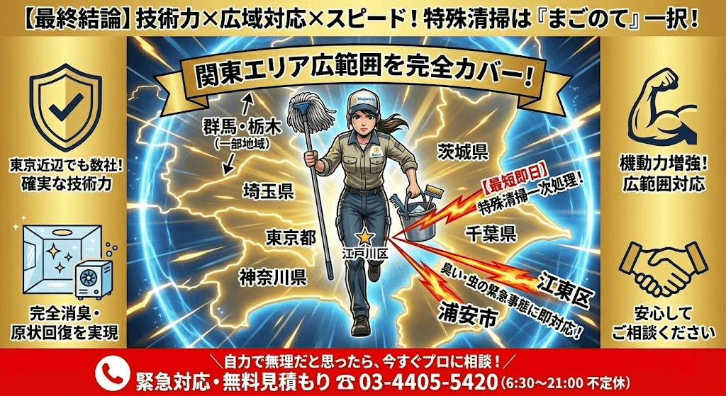 特殊清掃や原状回復はすぐにご相談ください
