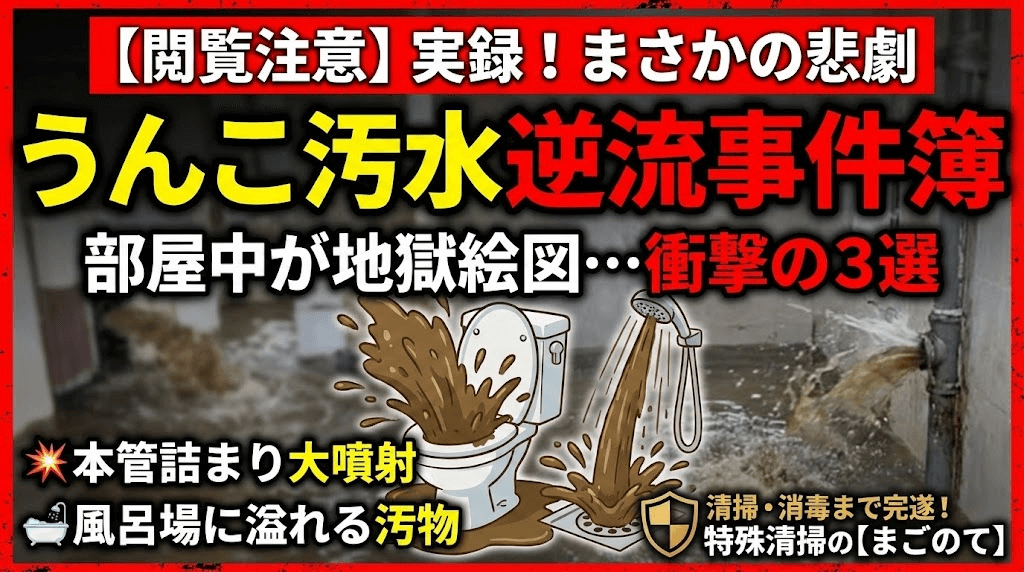 糞尿汚れの清掃と消臭事例