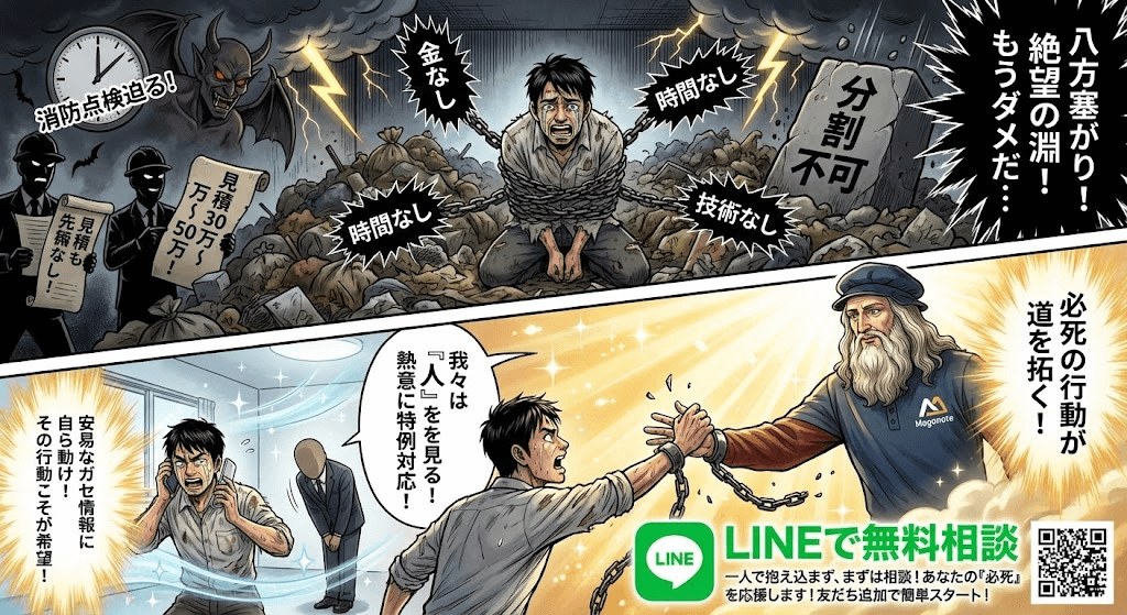 自分で責任をもってゴミ屋敷の解決に挑もう