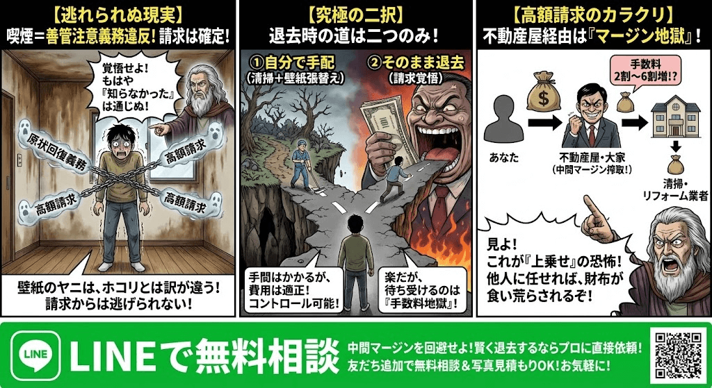 タバコ部屋のリフォーム