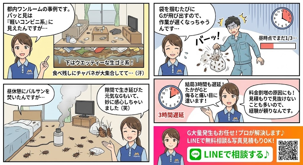 ゴミ屋敷のお片付け実例集