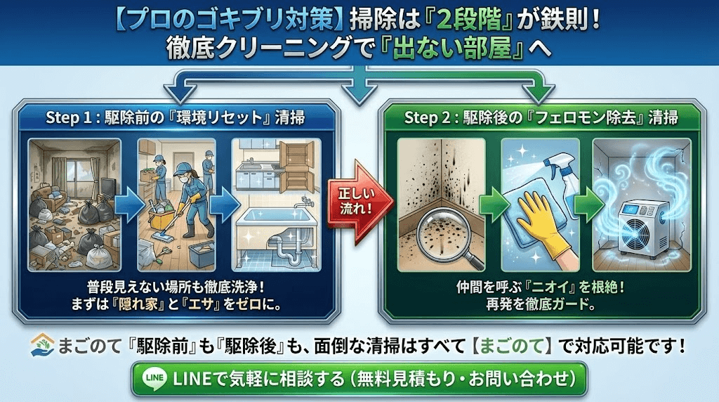 お部屋のお片付け相談はLINEが便利