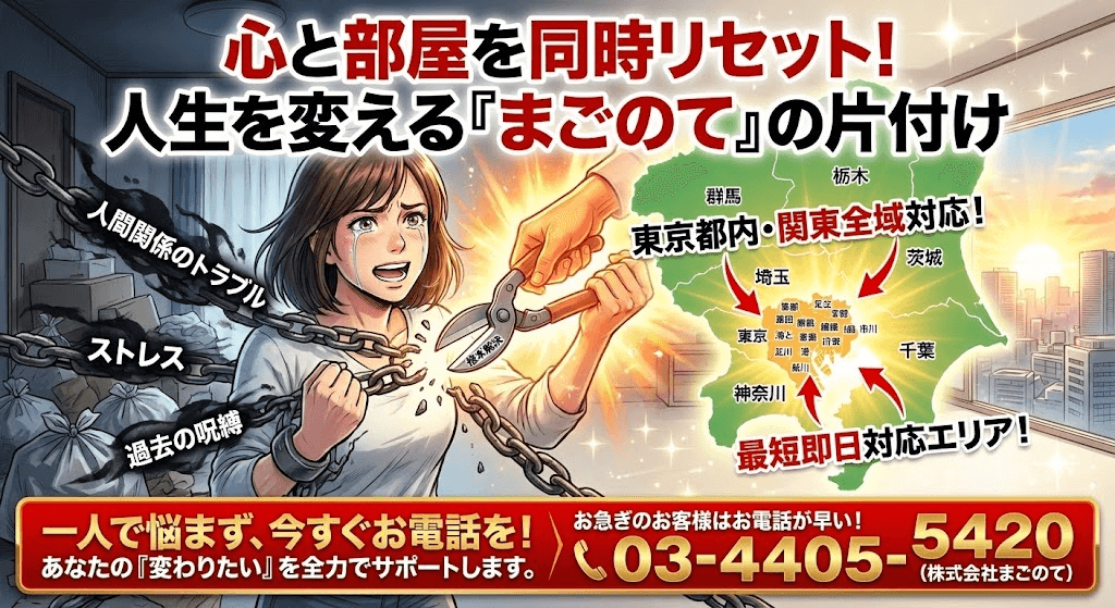東京のゴミ屋敷片付けはスピーディーに対応します