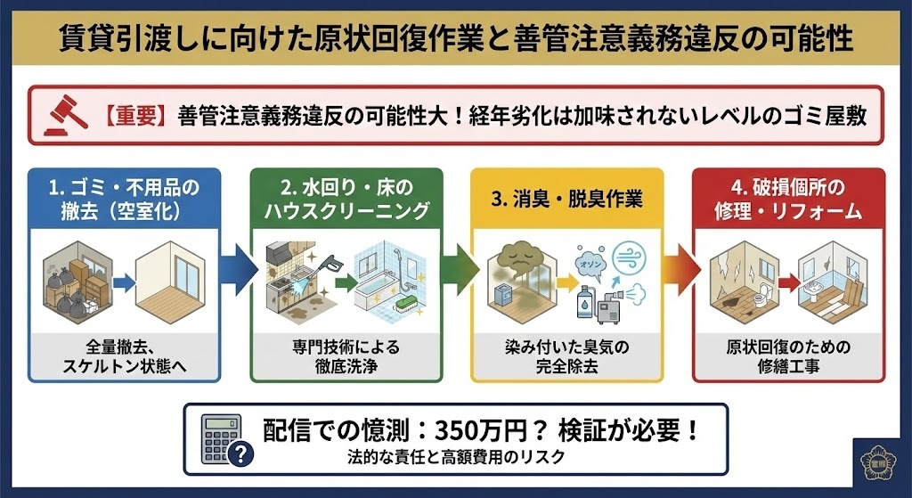最強ゴミ屋敷の片付け費用は300万円超