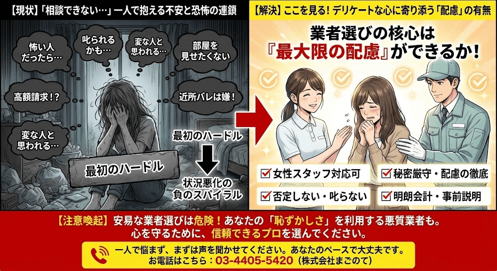 あなたのゴミ屋敷はワタシが助ける