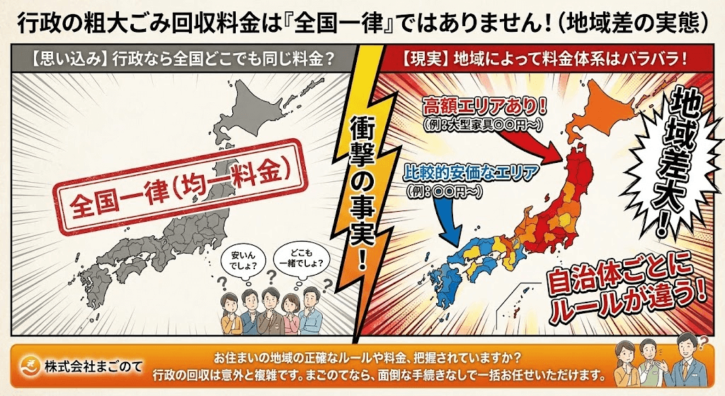 東京都の粗大ゴミ回収料金