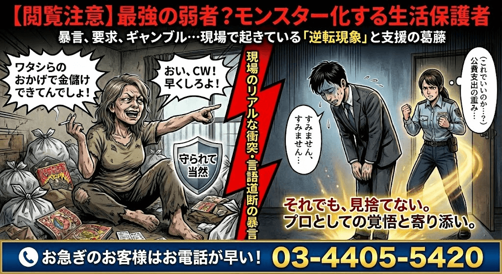 生活保護者宅のお片付け