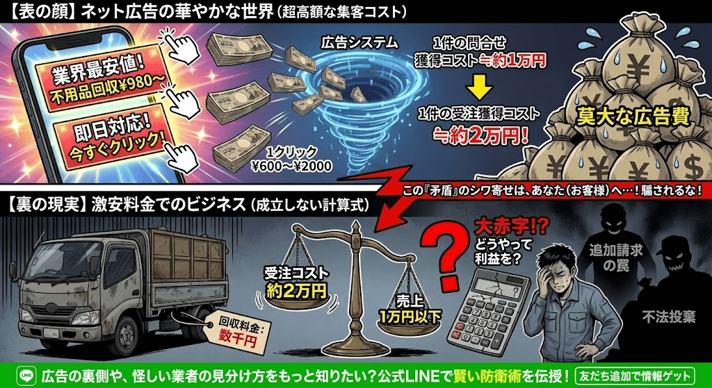 東京の不用品回収業者徹底比較
