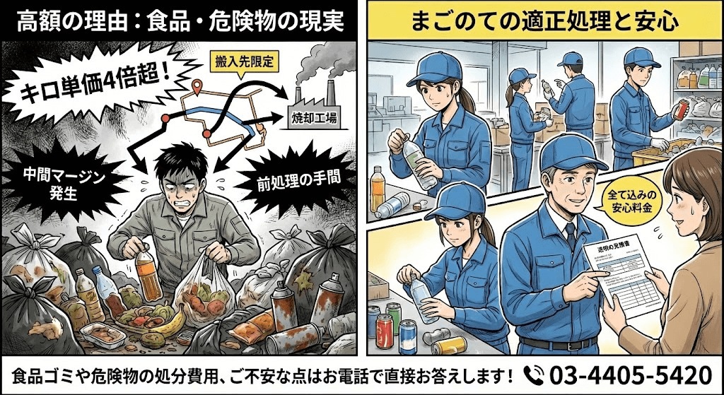 中身入りペットボトルがあるゴミ屋敷は高額傾向