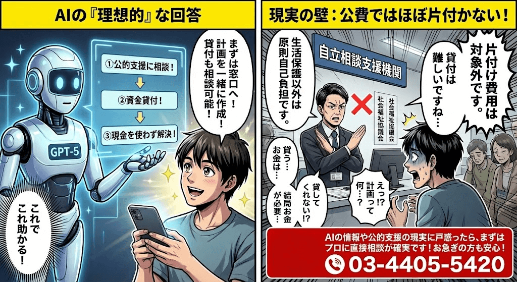 ゴミ屋敷業者に払うお金がない場合はどうすればいい?