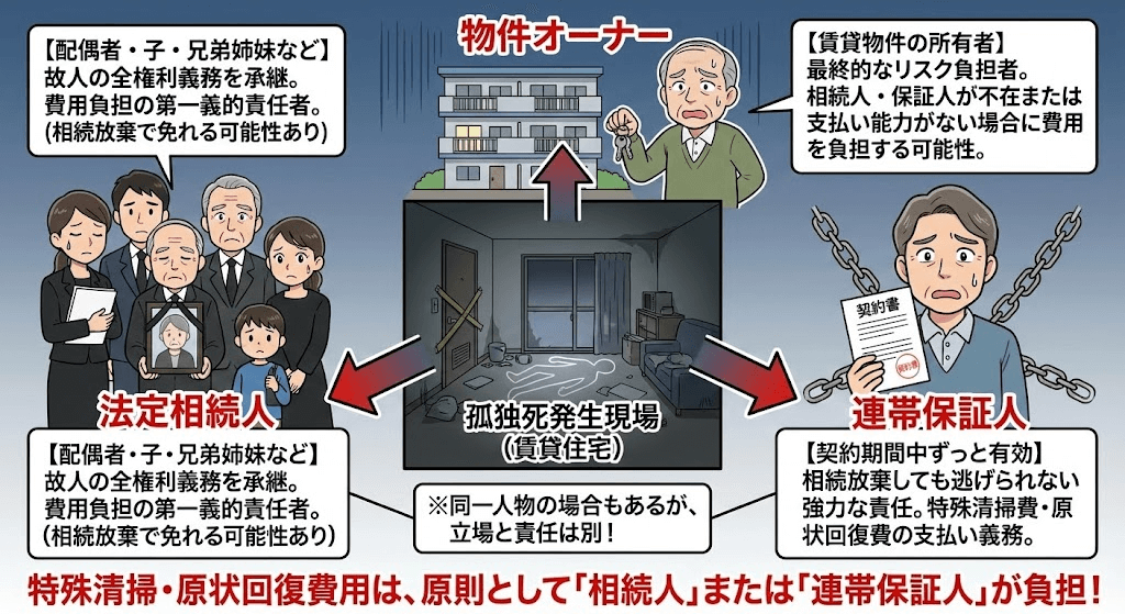 孤独死の後始末費用を払う人