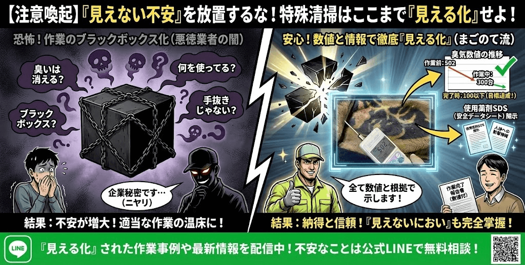 特殊清掃作業が言語化されてますか