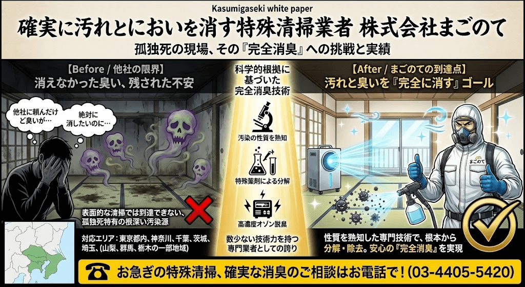 安心の特殊清掃業者ならまごのて