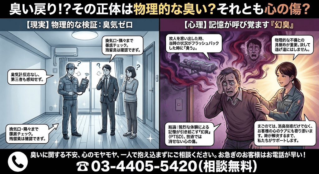 PTSDによるにおいは消せない