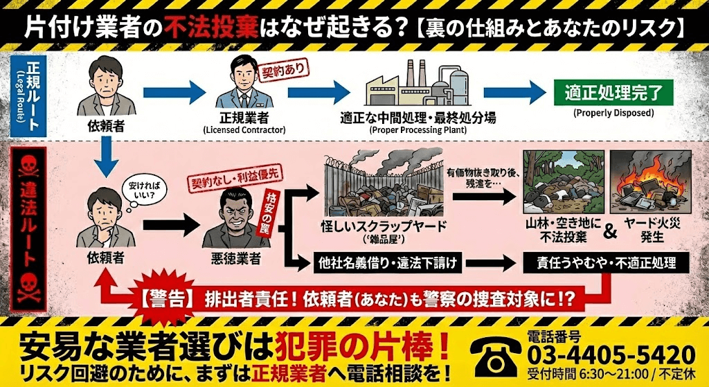 ゴミ屋敷や遺品整理業者の一般廃棄物収集運搬許可