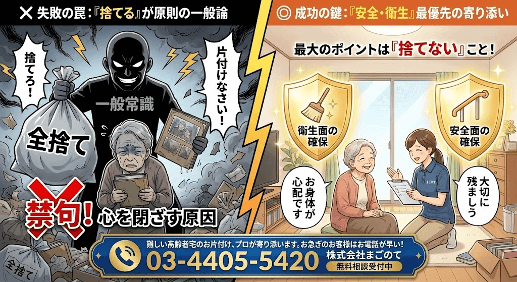 高齢者宅のゴミ屋敷片付け