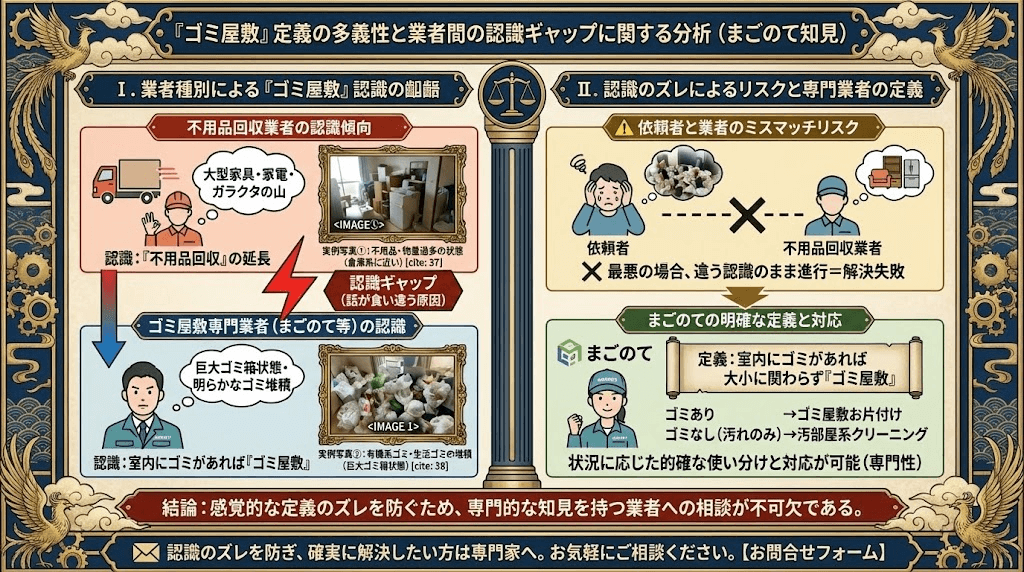 業者によってもゴミ屋敷の考え方は違う