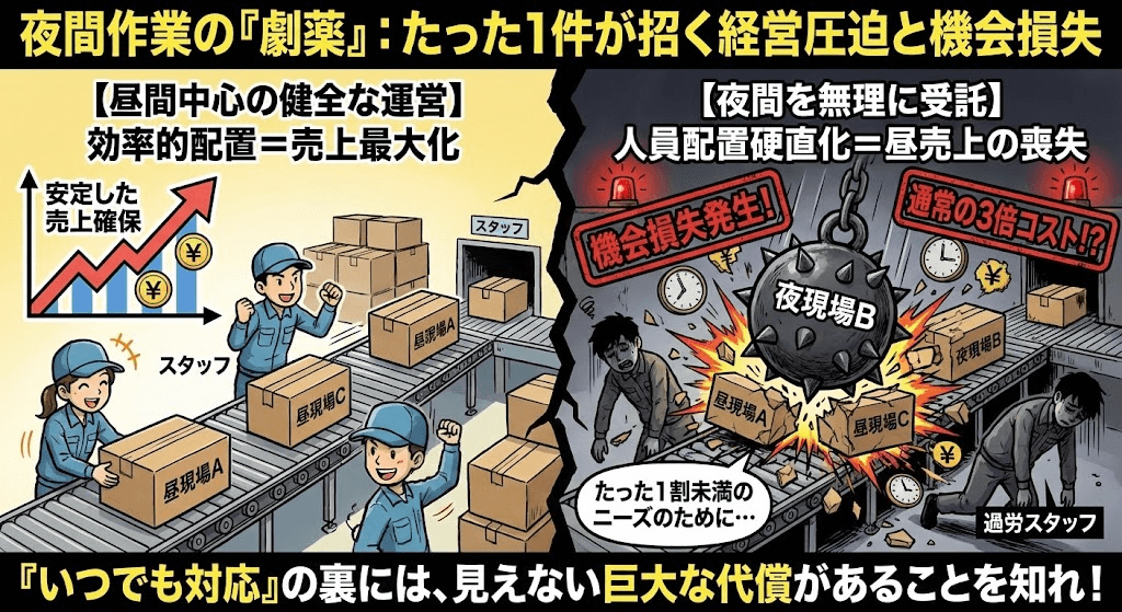 ゴミ屋敷片付けで夜間作業をやらない理由