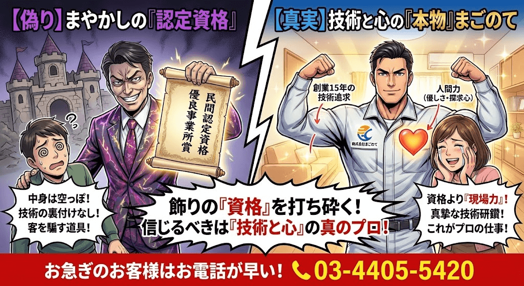 認定資格はなくてもゴミ屋敷片付けの技術が高いまごのて