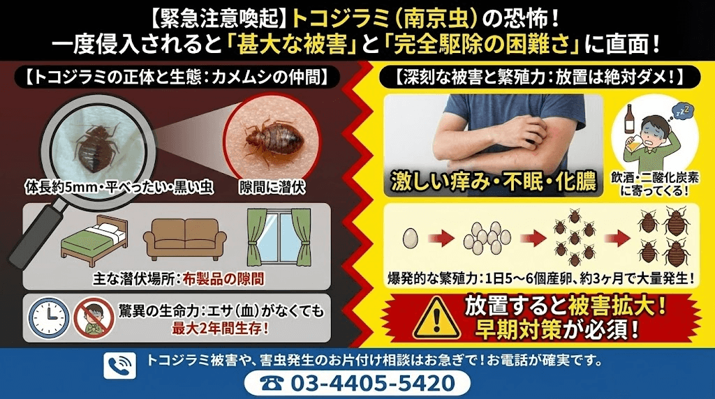 南京虫に刺されると痒くて眠れません