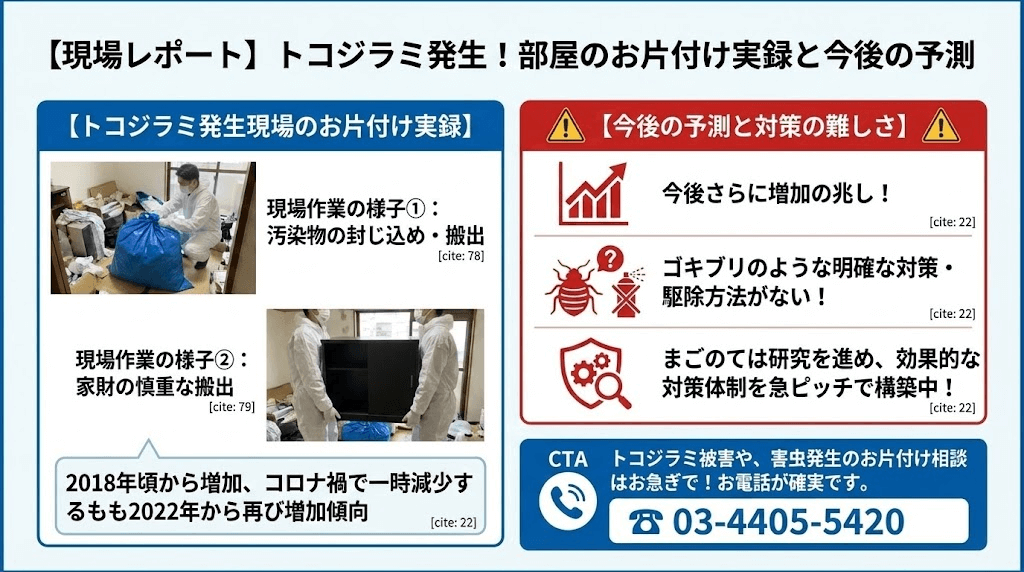 トコジラミが出た部屋のお片付けレポート