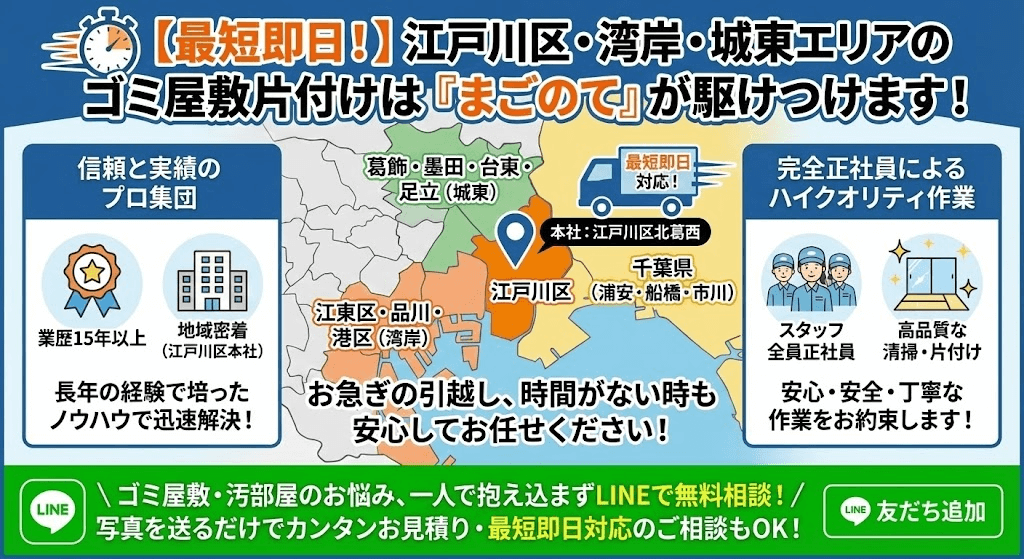 大至急のゴミ屋敷片付けもまごのて