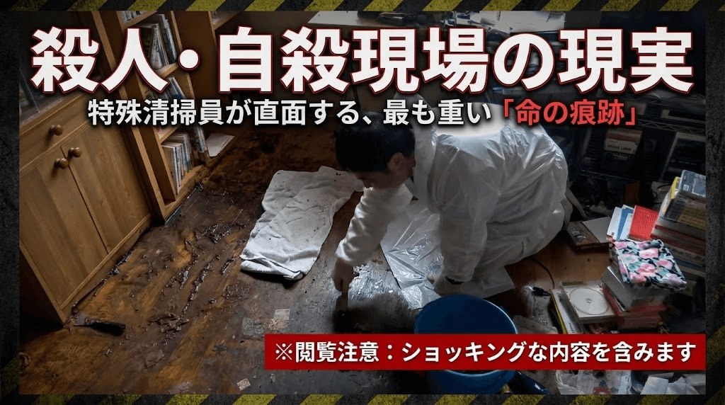 自殺や殺人事件の特殊清掃の実録