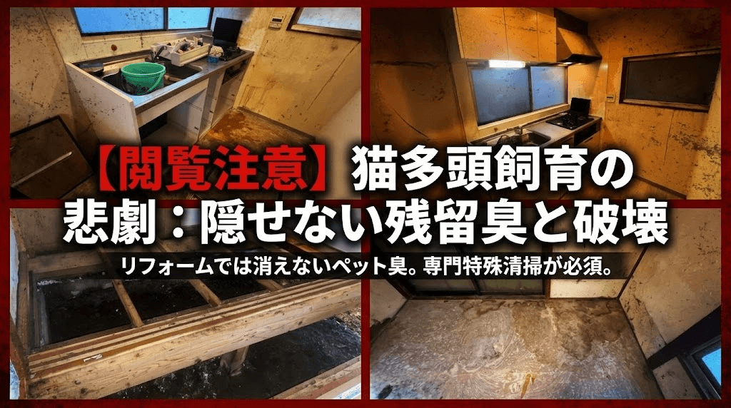 真夏のネコ屋敷片付けレポート