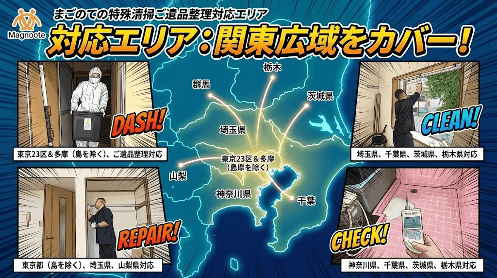 まごのての特殊清掃/静岡、福島、新潟、ご相談ください