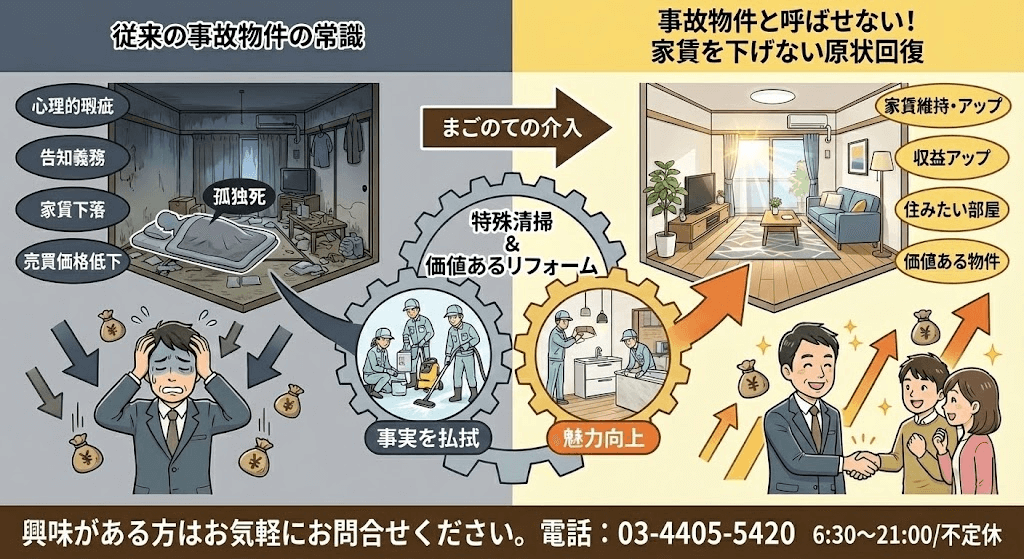 孤独死が起きても賃料を下げない方法