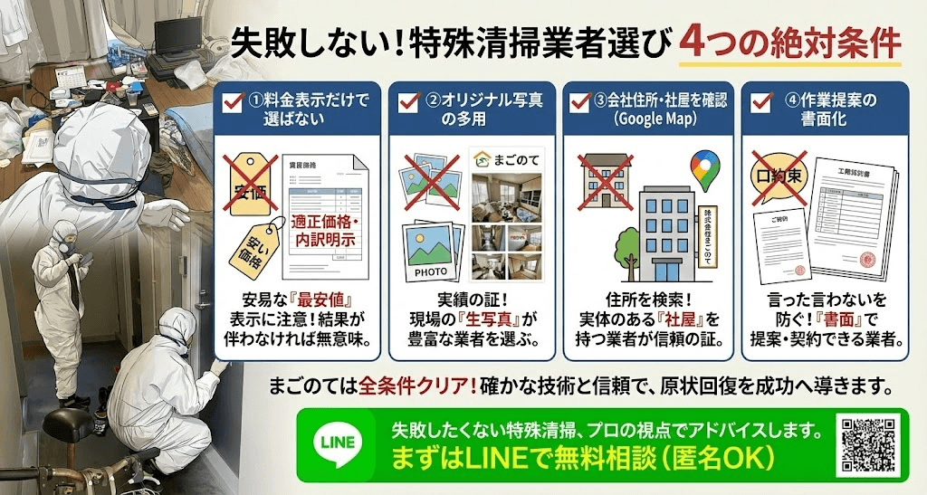 特殊清掃料金の相場