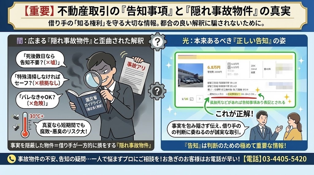 孤独死が起きたのに告知しない隠れ事故物件急増中