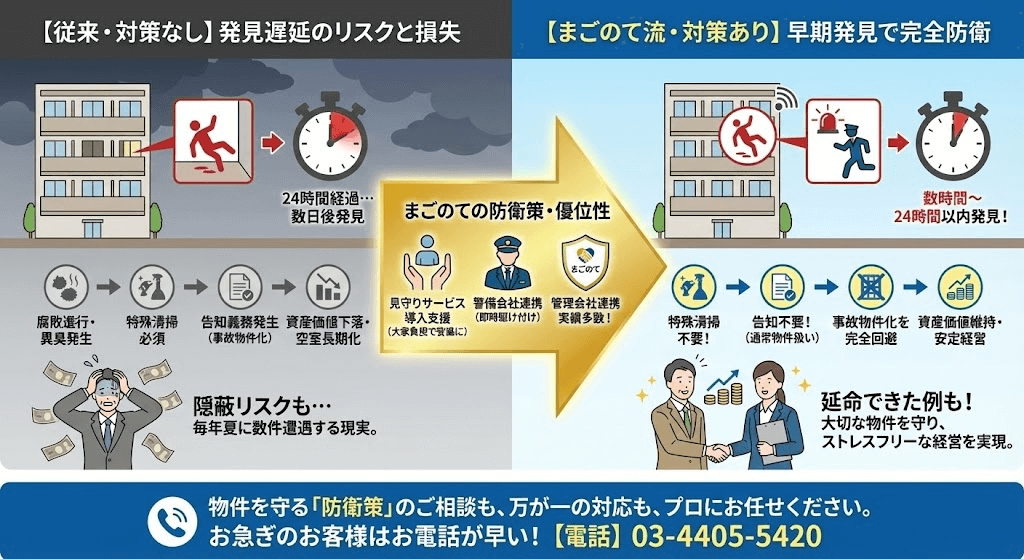 大切な物件を守るお手伝いなら「まごのて」