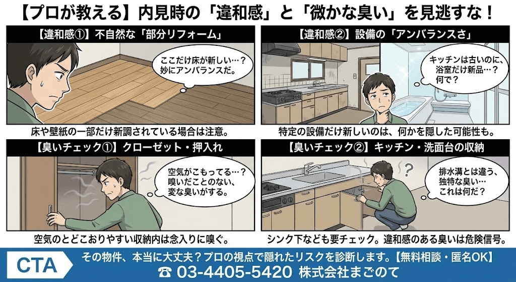 事故物件を見抜く内装チェック
