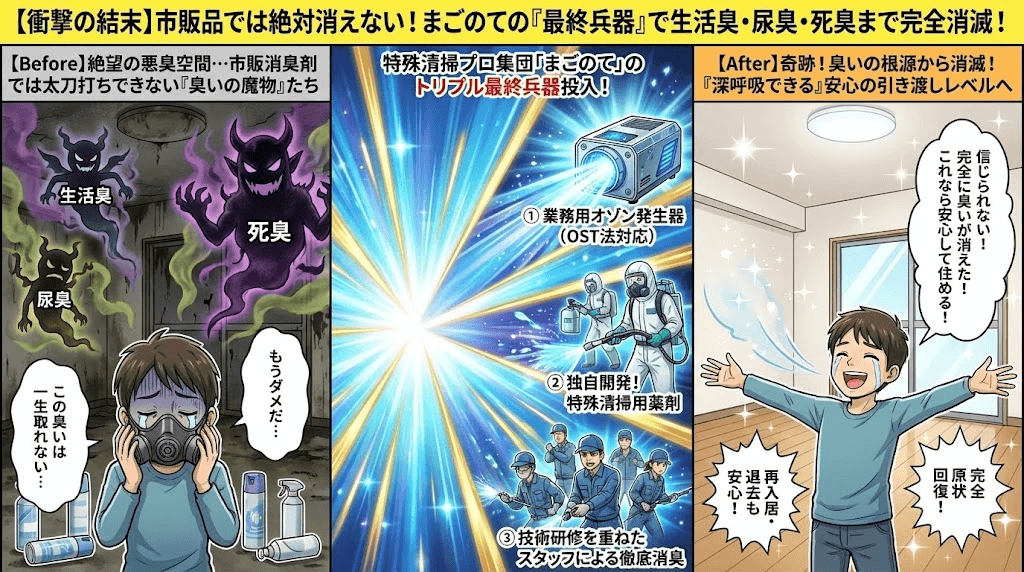 においのない快適な部屋をご提案