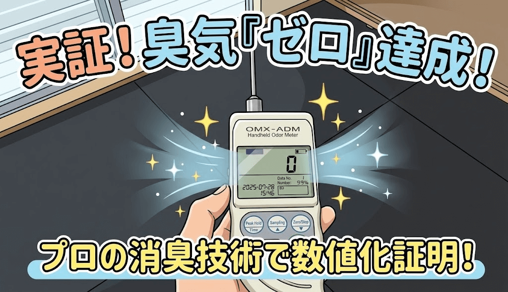 部屋の臭いを完全消臭