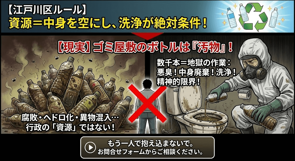 汚物や処理困難ゴミは普通ゴミに出せない