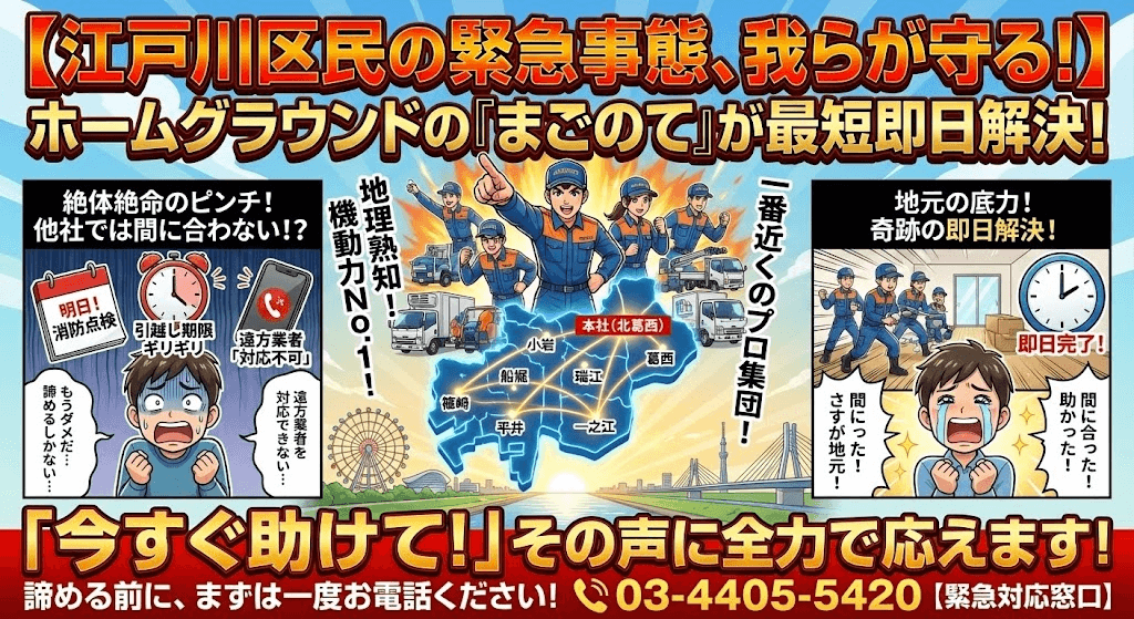 江戸川区でのゴミ屋敷片付け緊急対応もまごのて